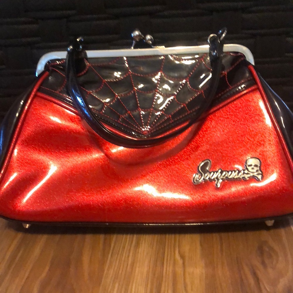 New never used Sourpuss purse